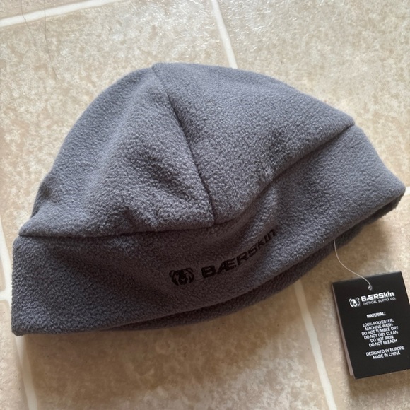 Men's Gray Fleece Hat - Picture 2 of 4
